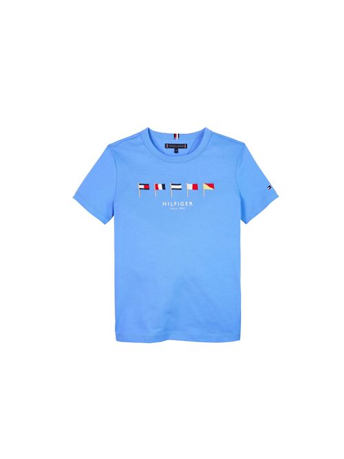 T-shirt, bambino, logata. TOMMY HILFIGER | KB0KB09532TC30